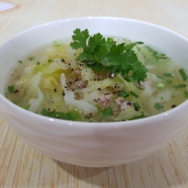 Canh Cải Thảo Thịt Bằm