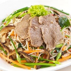 Bún Gạo Xào Bò