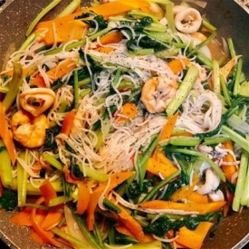 Bún Gạo Xào Hải Sản